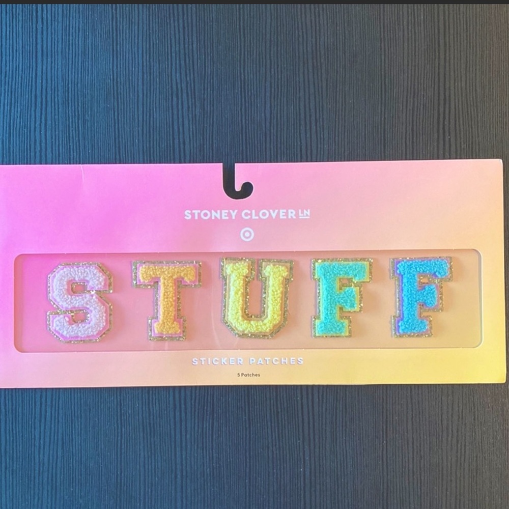 Stoney Clover Lane x Target “STUFF” Letters